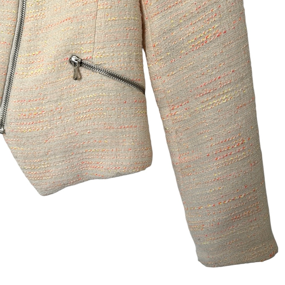 Zara Textured Zipped Jacket - Picture 4 of 6